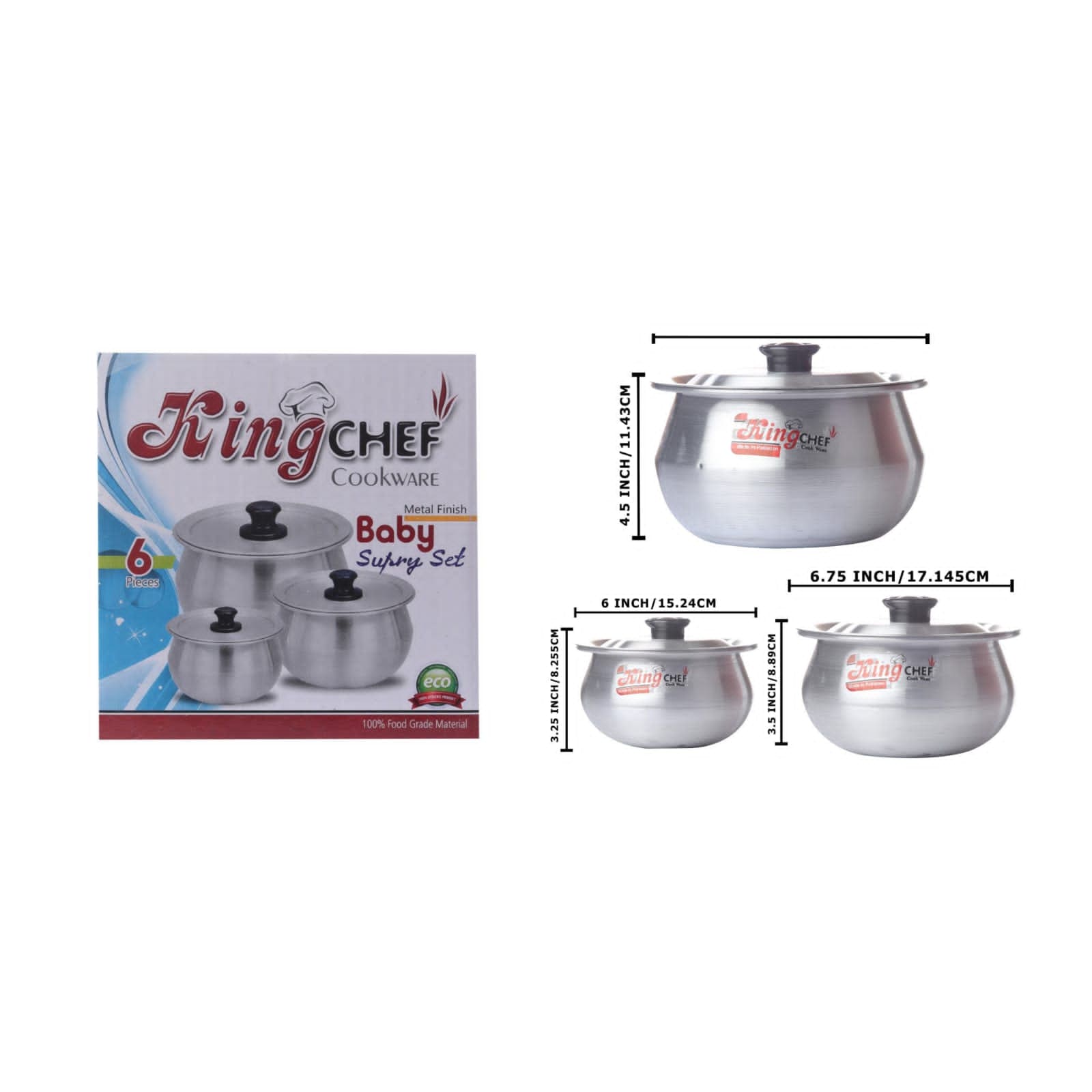 Set Of 3 Handi Set, Desi Handi Style Cooking Pots, Kitchen Cookware Set, Kitchen Dekchi Set Pot With Lid, Kitchen Cooking Bell Pot Stainless Steel Kitchen Ware Cooking Bowl Set Of 3 Handi Set, Desi Handi Style Cooking Pots, Kitchen Cookware Set, Kitchen Dekchi Set Pot With Lid, Kitchen Cooking Bell Pot Stainless Steel Kitchen Ware Cooking Bowl